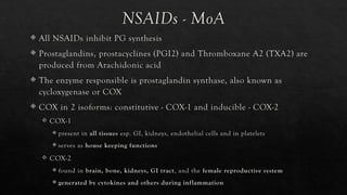 Weak Nsaids Analgesics: NSAIDs & Weak Opioids by Rahimi Rusli | PPTX