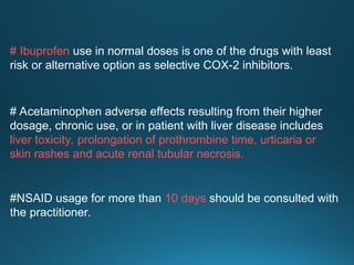 Acetaminophen Skin Rash Analgesics subin.ppt good presentation analgesics | PPT