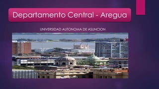 Departamento Central - Aregua
UNIVERSIDAD AUTONOMA DE ASUNCION
 