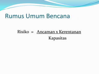 Analisa kapasitas dan kerentanan | PDF