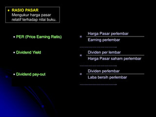 Rumus Rasio Per analisa-rasio-keuangan, Macam laporan keuangan, | PPT