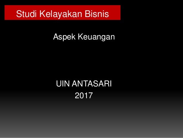 Analisa Aspek Keuangan