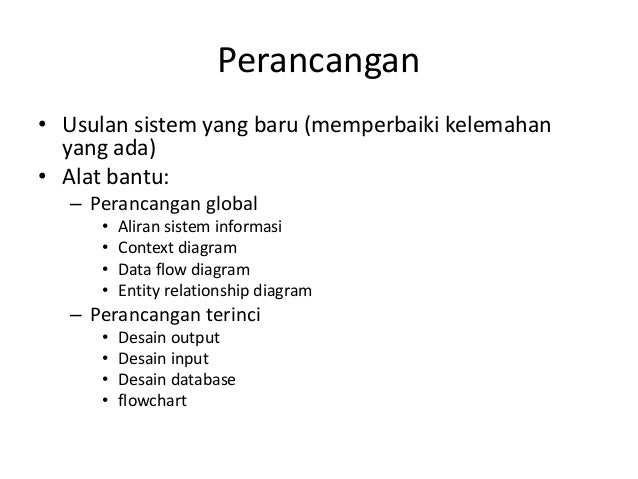 Analisa dan perancangan sistem informasi 01 pengantar Analisa dan perancangan sistem informasi 01 pengantar