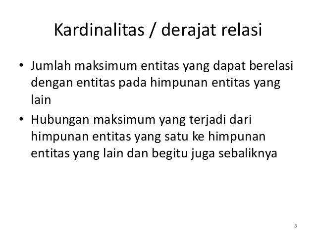 Analisa dan perancangan sistem informasi 07 entity 