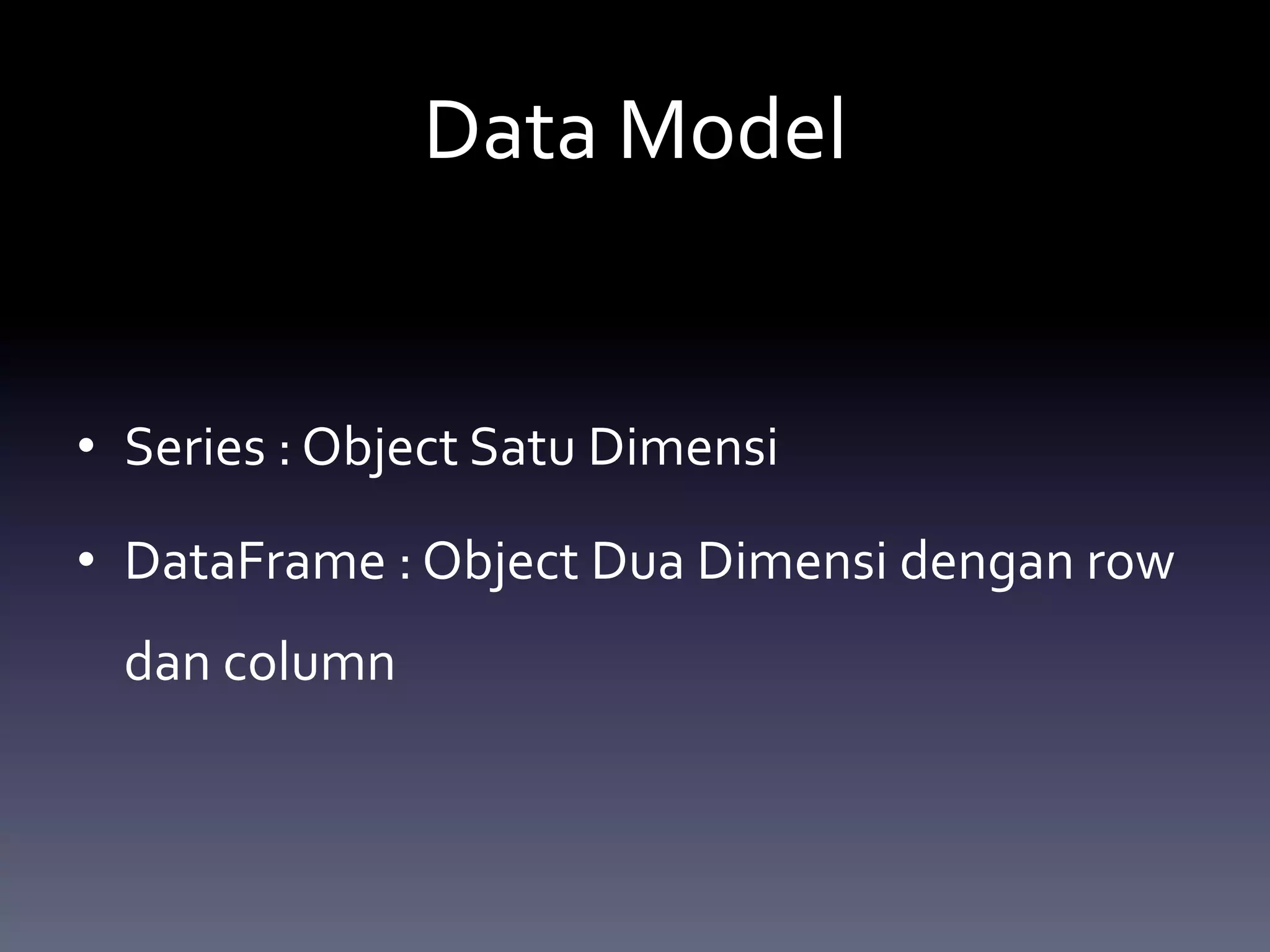 Analisa data di python dengan pandas | PDF