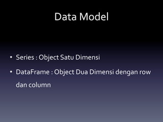 Analisa data di python dengan pandas | PDF