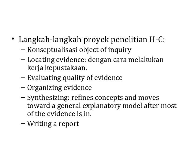 Analisa data kualitatif (2012 2013)