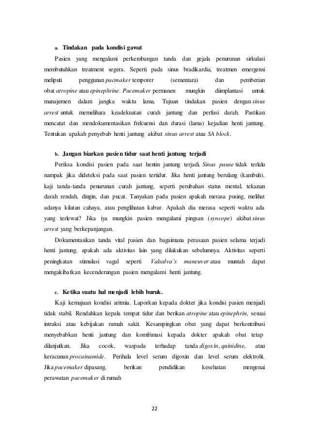 Analisa jurnal kardiovaskuler sinus arrest