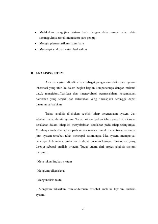 Analis & analisis sistem