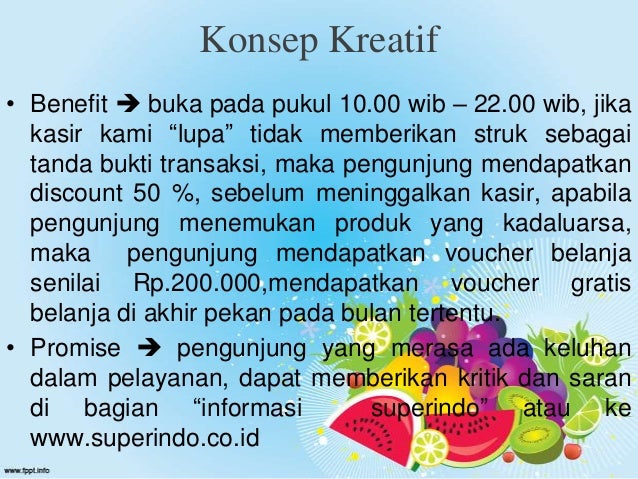 Metode Penelitian terhadap Konsep Market Retail Superindo