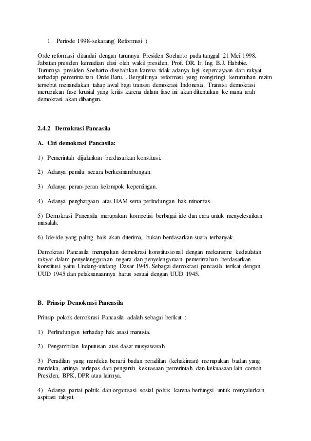 Analisa penerapan demokrasi di indonesia dengan amerika Analisa penerapan demokrasi di indonesia dengan amerika
