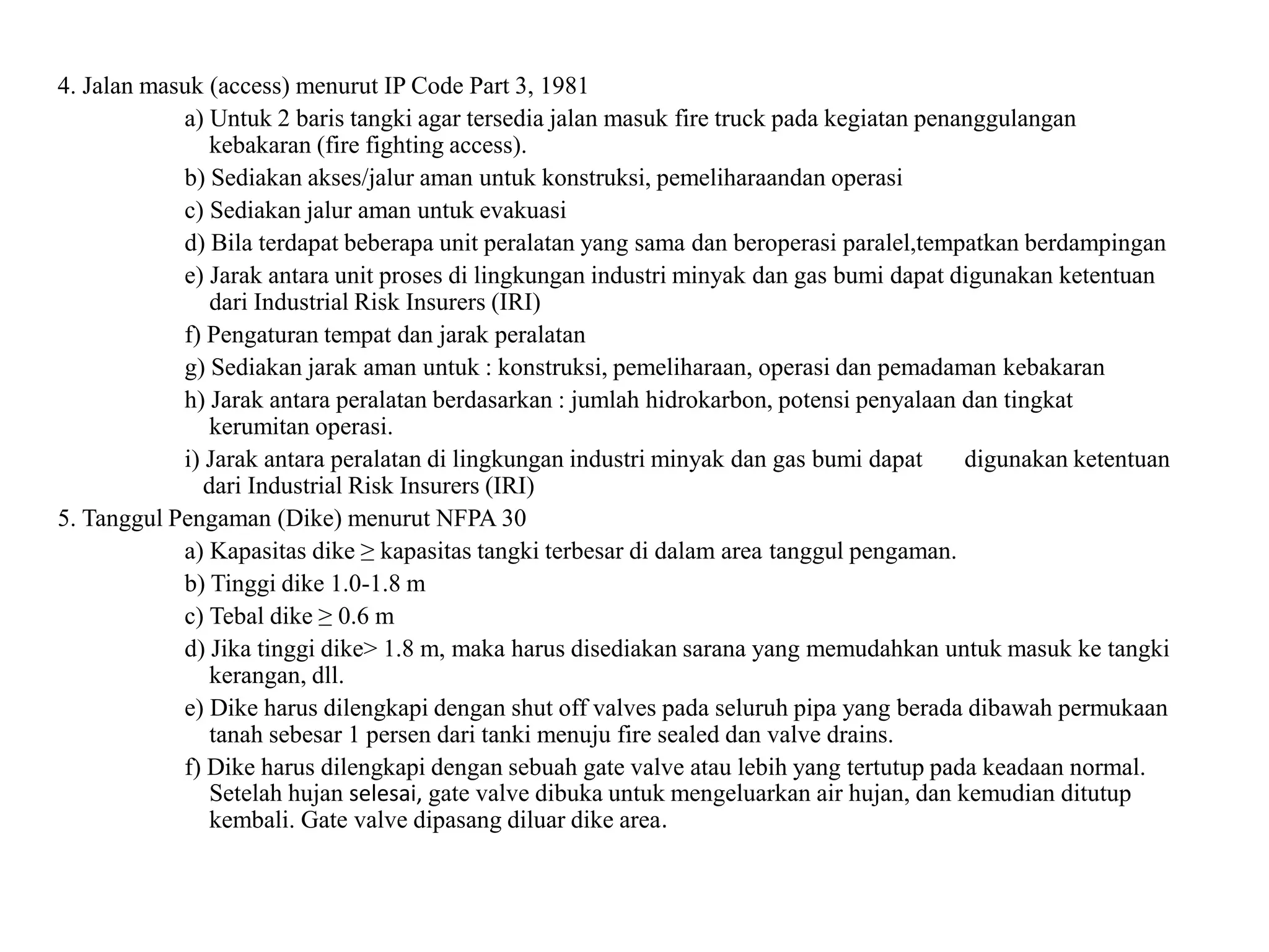Code Kebakaran Analisa potensi bahaya kebakaran dan ledakan serta langkah-langkahuntuk ...