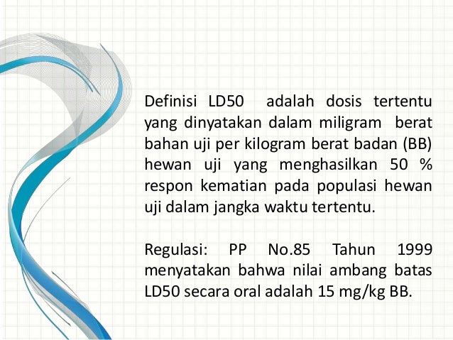 Toxicity Analysis, LD50, LC50, Chronic Toxic