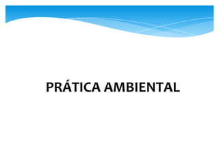 PRÁTICA AMBIENTAL
 
