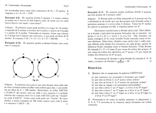 Analise combinatoria e probabilidade
