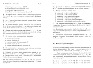 Analise combinatoria e probabilidade