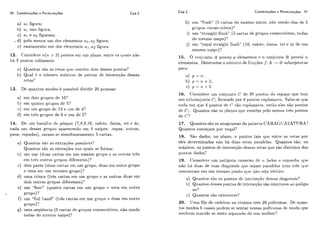 Analise combinatoria e probabilidade