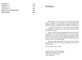 Analise combinatoria e probabilidade