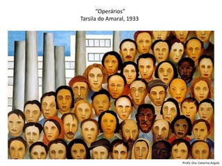 “Operários”
Tarsila do Amaral, 1933
Profa. Dra. Catarina Argolo
 