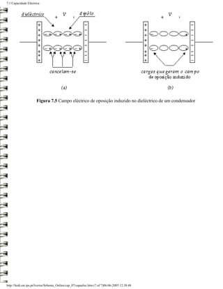 7.1 Capacidade Eléctrica




                      Figura 7.5 Campo eléctrico de oposição induzido no dieléctrico de um condensador




http://ltodi.est.ips.pt/lveriss/Sebenta_Online/cap_07/capaelec.htm (7 of 7)06-06-2005 12:38:48
 