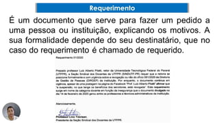 Analise de documentos  para administração. Conceitos básicos