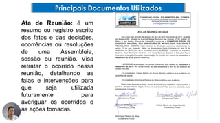 Analise de documentos  para administração. Conceitos básicos