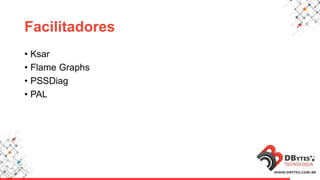 Facilitadores
• Ksar
• Flame Graphs
• PSSDiag
• PAL
 