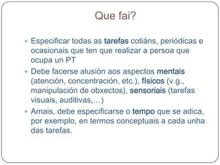 Contido da descripción do PTfórmula de análise