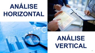 60
ANÁLISE
HORIZONTAL
ANÁLISE
VERTICAL
 