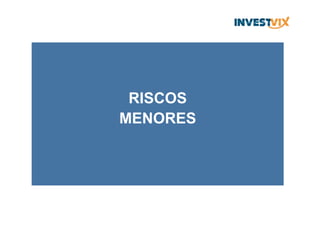 RISCOS
MENORES
 