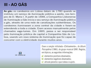 III - AO GÁS
 