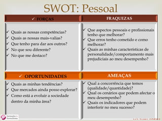 SWOT: Pessoal

     




                L u ís S o are s 2 /4/2 01 2
 