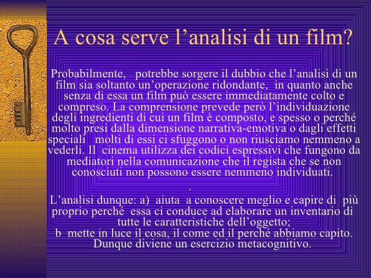 Analisi Film Versione Divulgativa Rev
