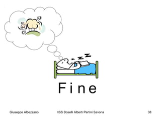 Giuseppe Albezzano IISS Boselli Alberti Pertini Savona 38
F i n e
 