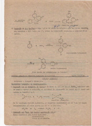 Analisis de sustancias organicas - Analisis funcional 