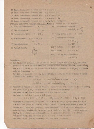 Analisis de sustancias organicas - Analisis funcional 