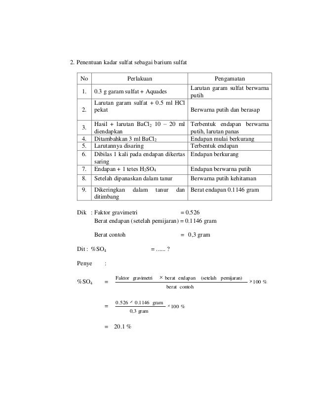 Analisis Gravimetri