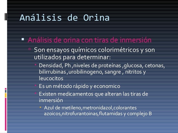 Analisis De Orina Analisis De Orina