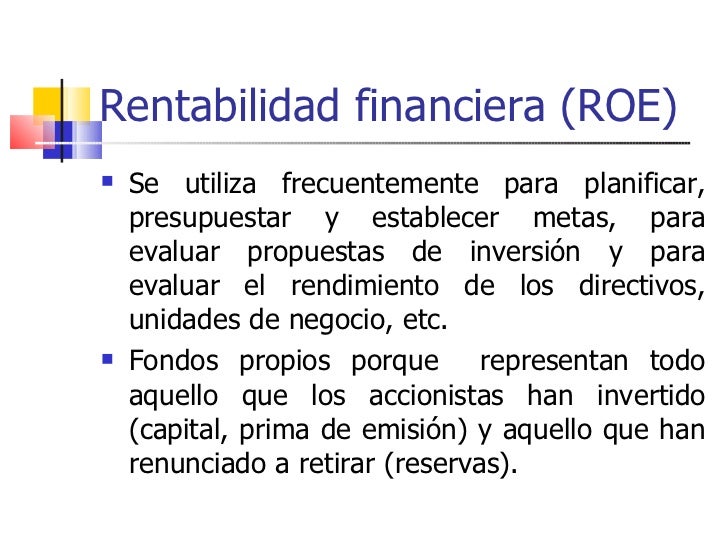 analisis de rentabilidad