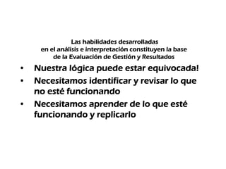 Analisis e Interpretacion de Indicadores Prof Diofante (IV)