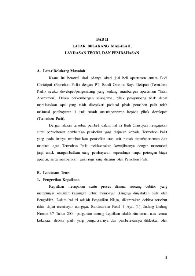 Analisis putusan pailit no 60 pailit 2001 pn niaga jkt pst Analisis putusan pailit no 60 pailit 2001 pn niaga jkt pst