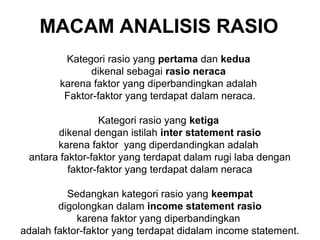 Analisis rasio | PPT