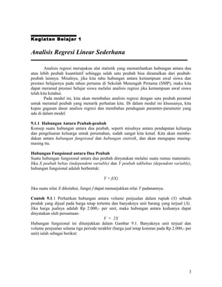 Analisis regresi | DOC