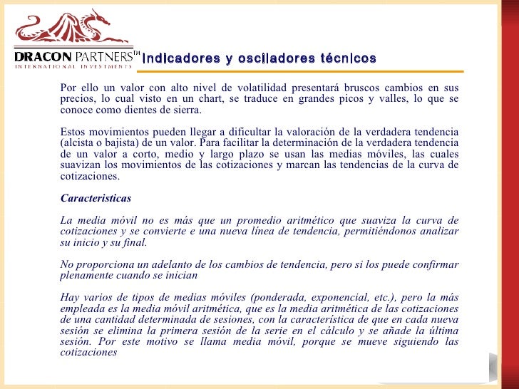 Analisis tecnico del mercado forex