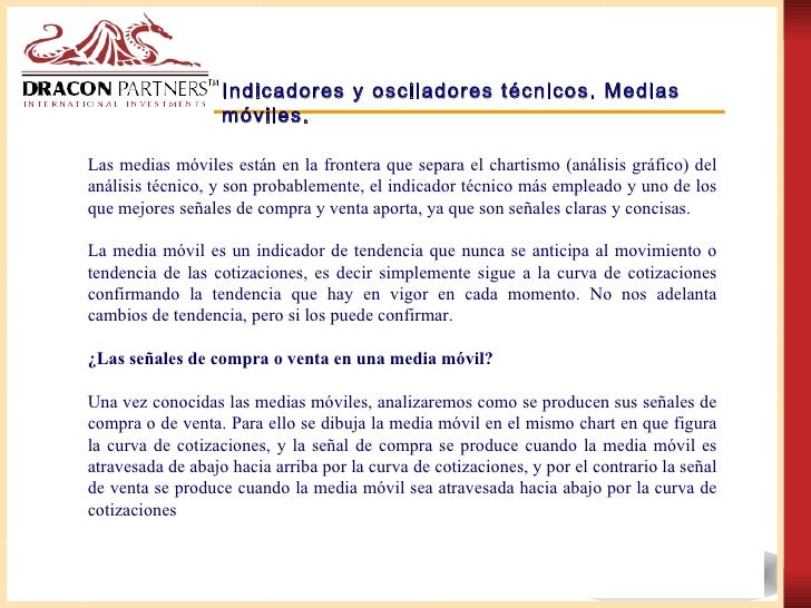 Analisis tecnico del mercado forex