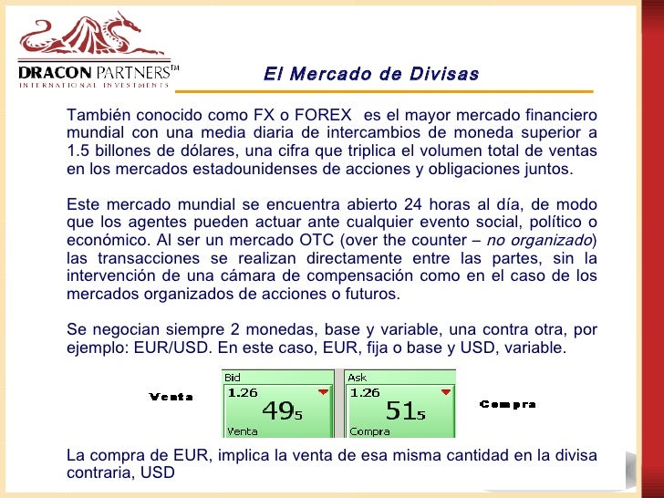 Como funciona el mercado internacional de divisas forex
