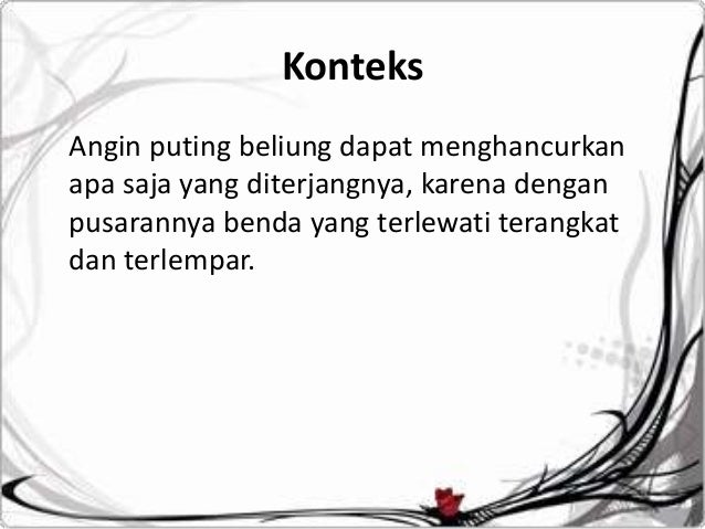 Contoh Teks Eksplanasi Angin Puting Beliung Dan