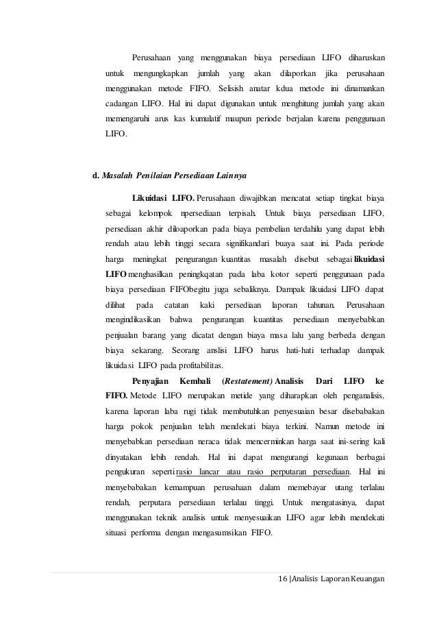 Analisis Aktivitas Investasi