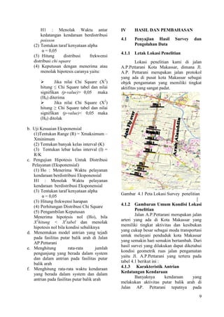 Analisis antrian kendaraan di jl.ap.pettarani makassar | PDF