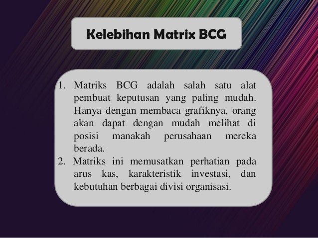 Analisis Bcg